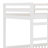 Wood Bunk Bed With Ladder-260069658