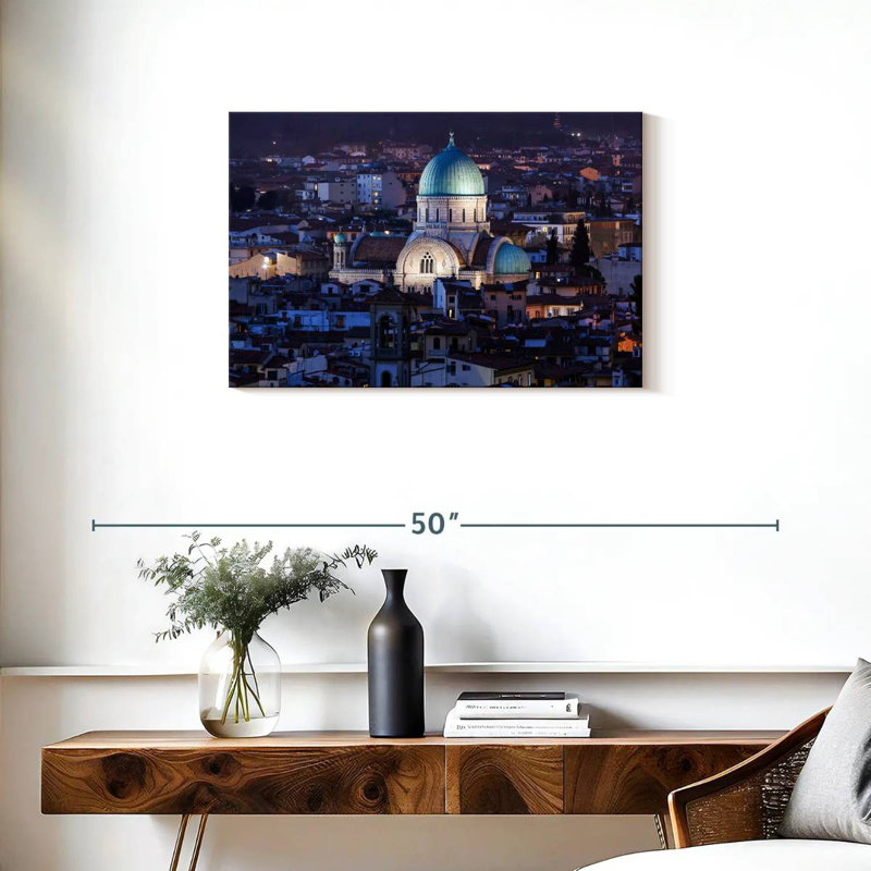 Grande synagogue Kavia, Florence, H 20 po x l 30 po