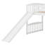 Lit mezzanine simple avec glissoire et échelle
