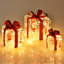 The Holiday Aisle® - Boîtes-cadeaux de Noël 3 pièces pour l'intérieur et l'extérieur avec 60 lumières DEL, prise étanche