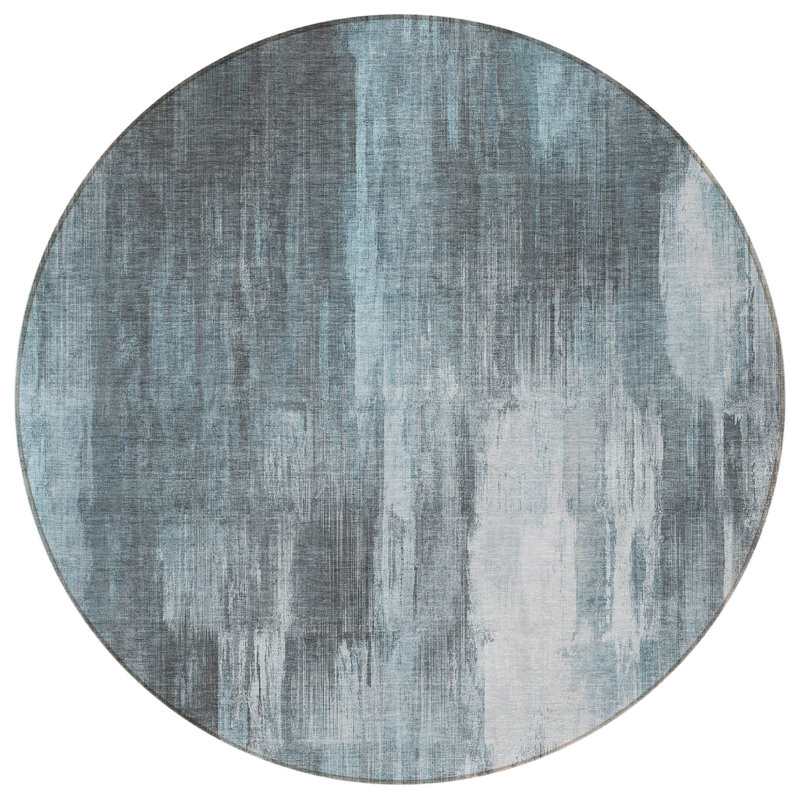 Tapis extérieur rond 8 pi