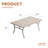 63" Rectangular Outdoor Dining Table with Umbrella Hole-1595552382-1579751930