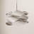 Link Suspension Pendant - Small - E26 Base - Gray Shade - Matte Black-64824491-60876792-57774404