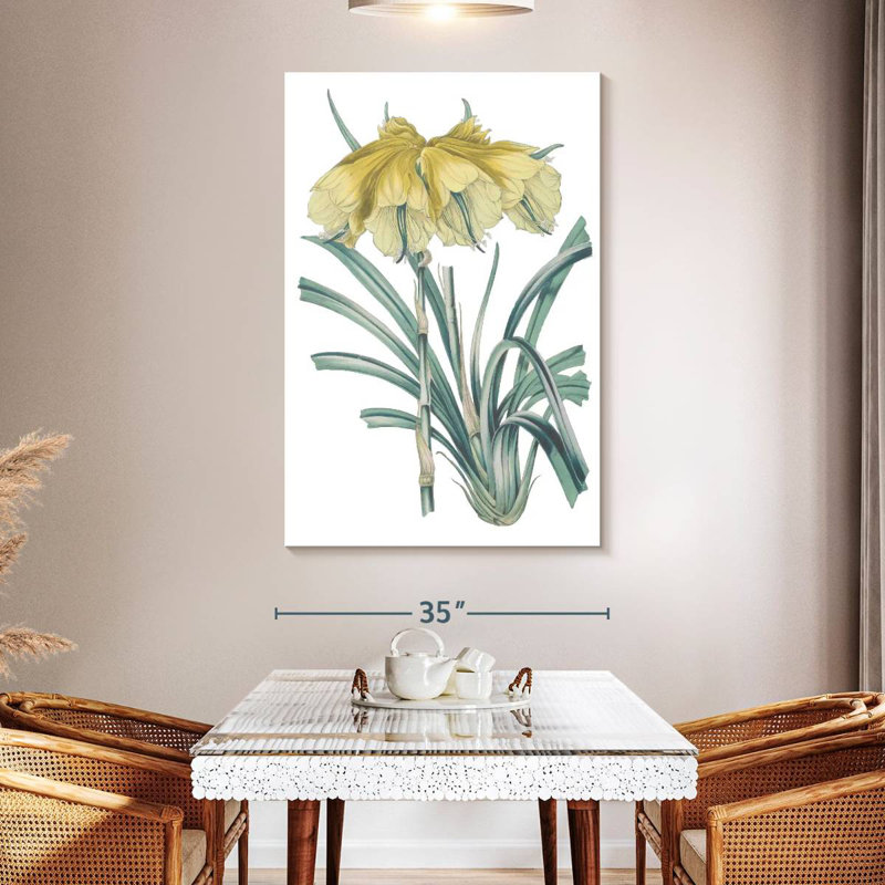 Harnek Antique Botanical III Cool, H 51 po x l 34 po