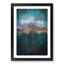Mountains in California in Abstract - Framed Print-55727241-55727242
