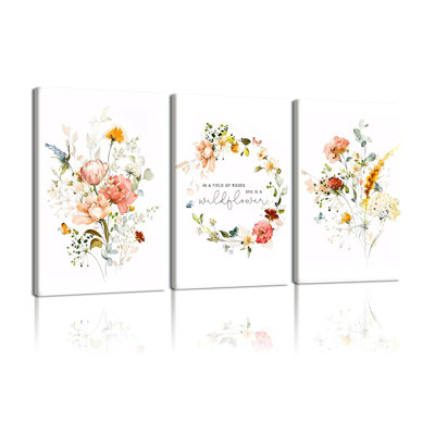 3 Piece Wrapped Canvas Print