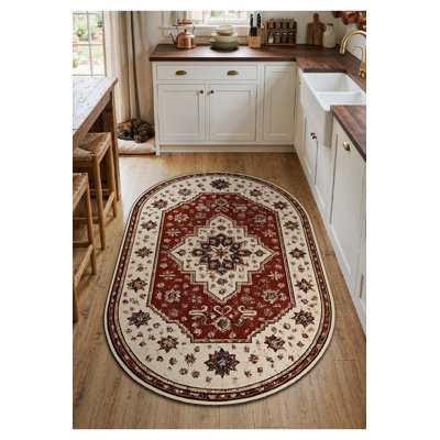 Tapis tissé à la crème Mosso