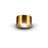Node 3.25-in Integrated LED ETL Certified Surface Mounted Downlight, Antique Brass