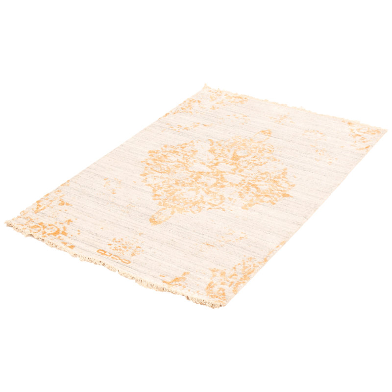 Tapis ivoire noué à la main Solemi