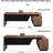 L-Shaped Executive Desk, 70.8"-78.7" Extendable Large Office Desk, Modern Computer Desk Set with Drawers & Storage Shelves, Business Workstation for Home Office-686305681-680657804