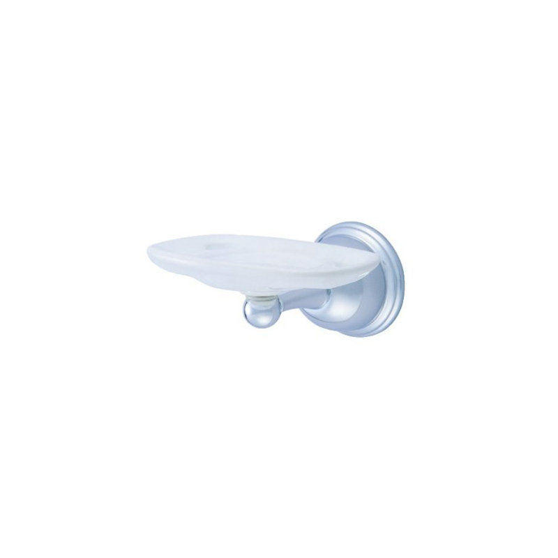 Restoration Chicago Toothbrush & Tumbler Holder, Polished Chrome