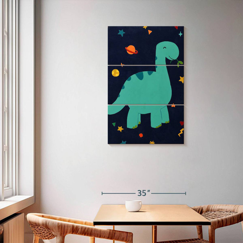Ashelle Starry Dinos IV, 57" H x 36" W