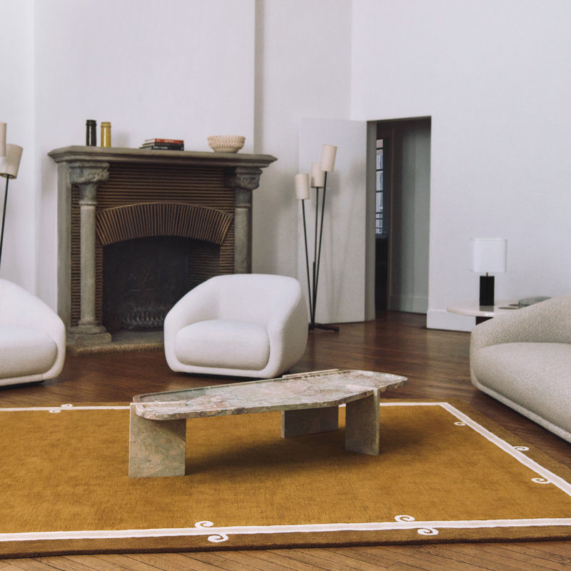Syracuse Hand Tufted Wool Area Rug, Round 8'2"