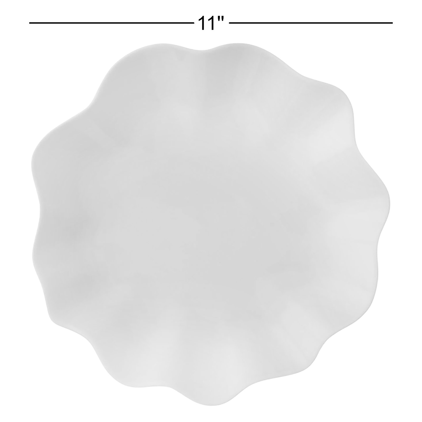 Sophie Conran Floret 11" Dinner Plate, Gray