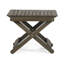 Table d'appoint pliante d'extérieur patinée en bois-1005283393