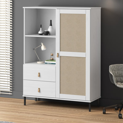 Lanfrank Solid Wood 2 - Drawer Standard Accent Chest