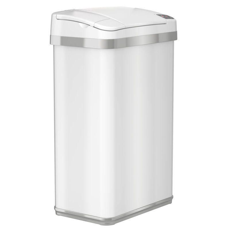 Multifunction Home Stainless Steel Motion Sensor Waste Basket - 4 Gallons