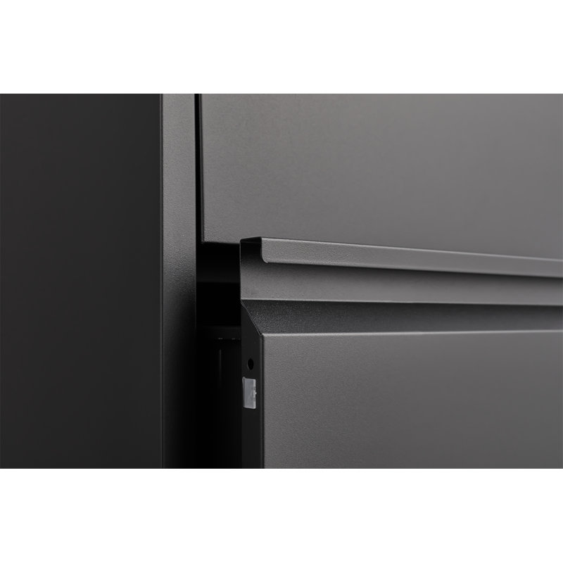 4 Drawer Vertical File Cabinet with Lock, Metal Storage Cabinet for Home Office, Fits Letter/A4/Legal Size Files