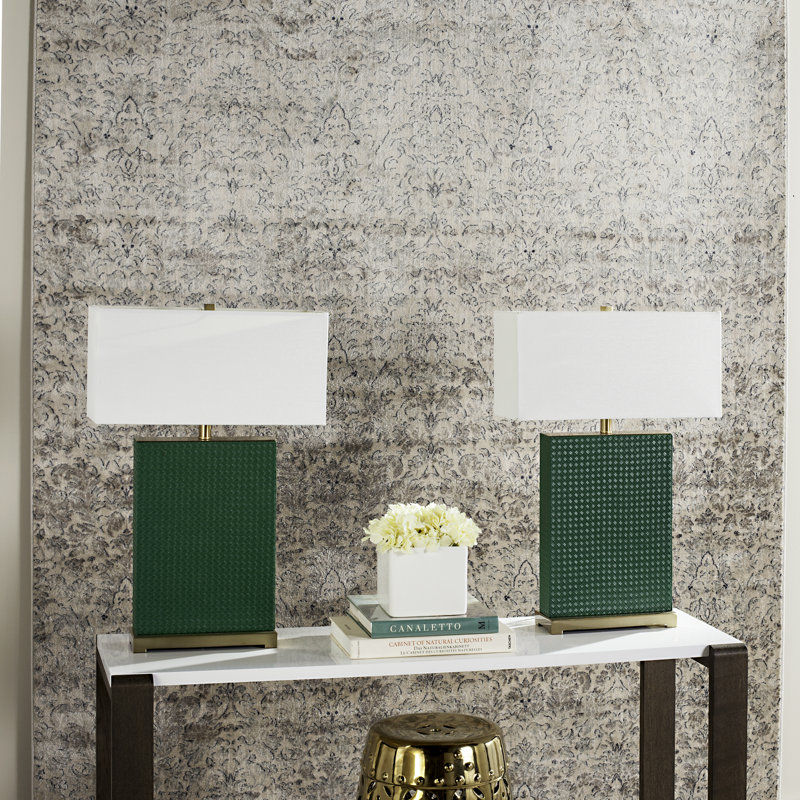 Convery Table Lamp, Dark Green