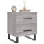 Maricrus 40cm W Iron Bedside Table-1953420108