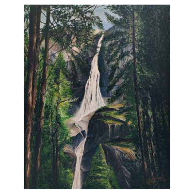 The Great Fall | Oil On Canvas | By Qureysh Basrai