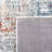 Gregor Padula Abstract Blue Rust/Ivory Area Rug-664387082