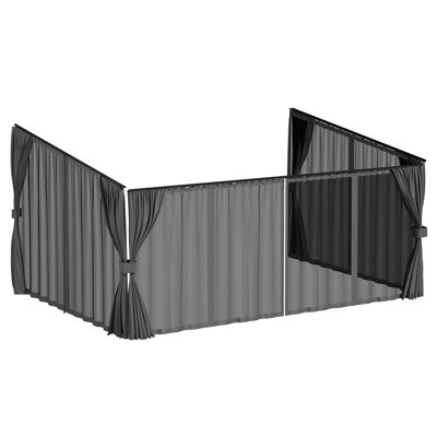 Remplacement universel de rideaux et moustiquaires de pavillon de jardin