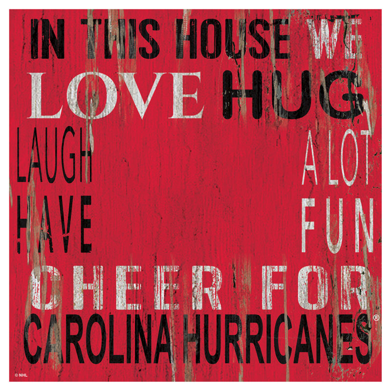 Wall Decor, Carolina Hurricanes