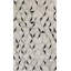Trail Cowhide Geometric Area Rug in Charcoal/Gray/Taupe-446293686