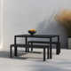 Joel 59'' Rectangular 6 - Person Outdoor Dining Set
