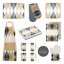 Delphine Cork Geometric Rectangle Placemat