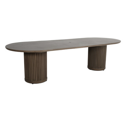 Samara 108" Oval Dining Umbrella Table