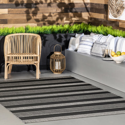 Tapis rayé intérieur / extérieur Hawkes