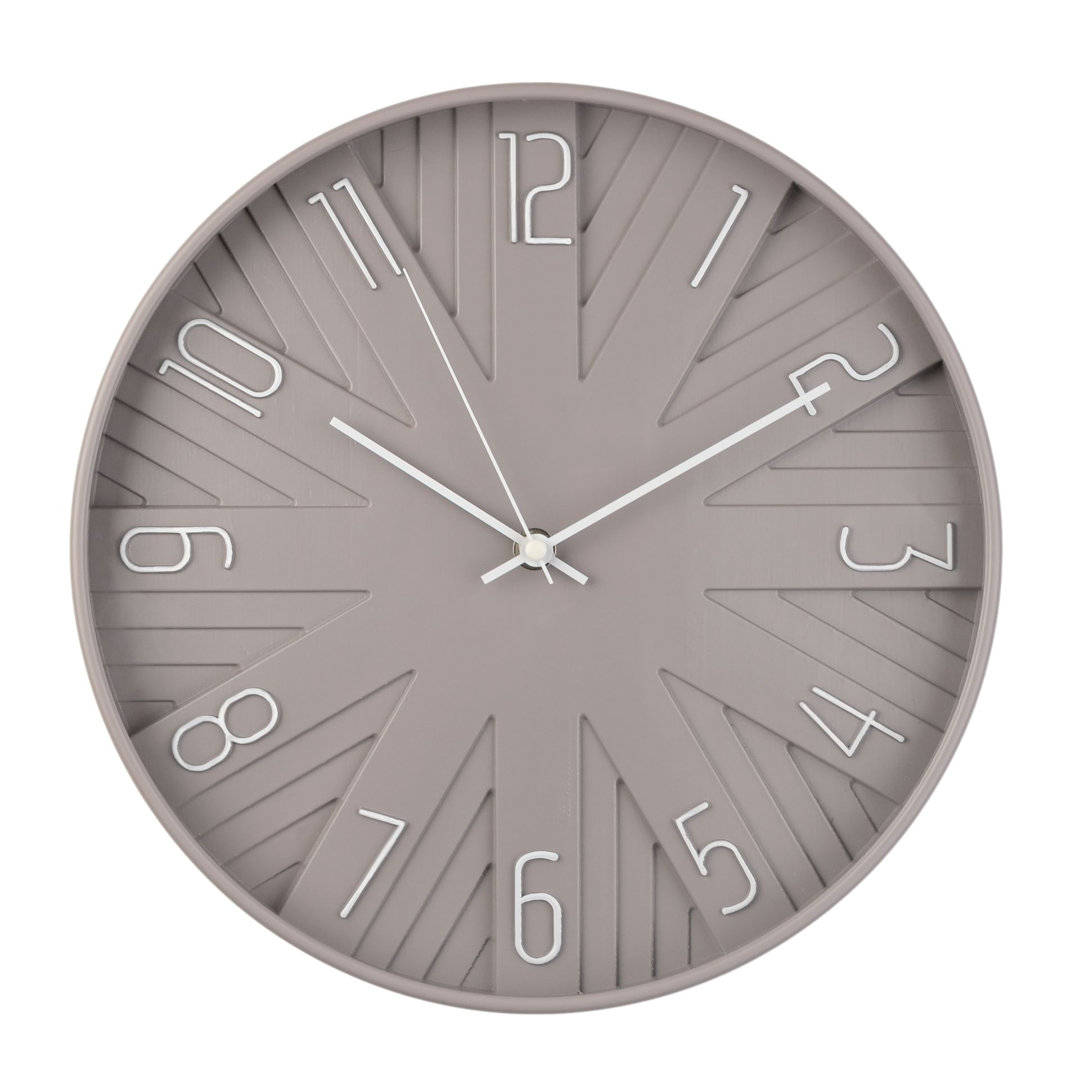 Brambly Cottage Round Wall Clock Dove Grey
