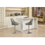Ensemble de 2 tabourets de bar, avec repose-pieds chromé et base pivotante à hauteur réglable en velours mécanique + tabouret de bar (facile à nettoyer)-117538462