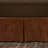 Copper Suede Faux Leather Western Lodge Pleated Bed Skirt-49621186