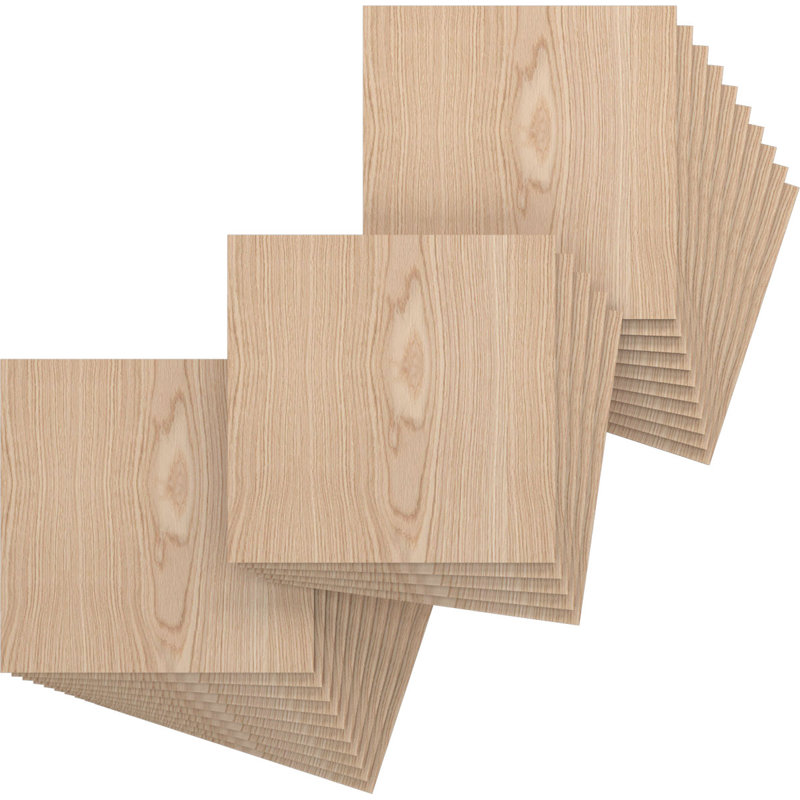 Planches en bois, Chêne, H 15,75 po x l 15,75 po x P 0,38 po