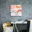  «Fluid Rings 2» par Annie Warren, art mural sur toile, 18 po x 18 po