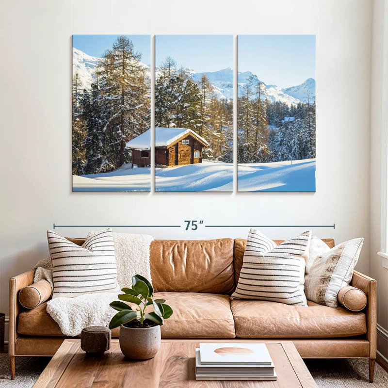 Lilie Winter Cabin Retreat, H 42 po x l 65 po