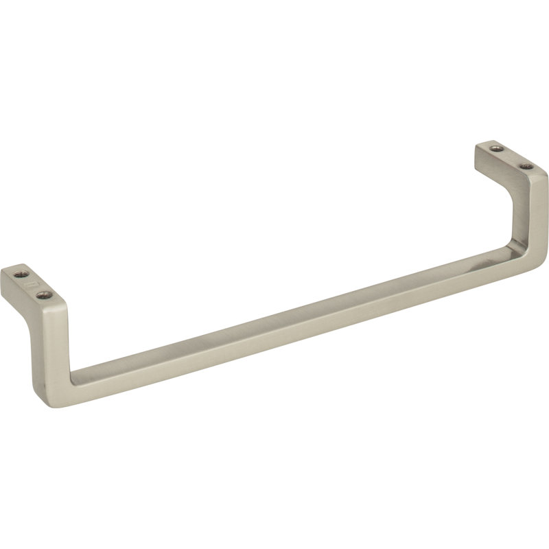 Brushed Nickel Modern Designer Bar Handle with Mounting Hardware