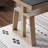 Minimalist L-Shaped Electric Standing Executive Desk with Leather Top 