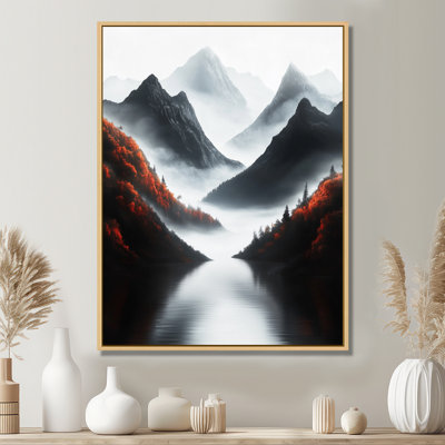 Gigette, la crête silencieuse dans les montagnes, paysages I - Montagnes, impressions encadrées