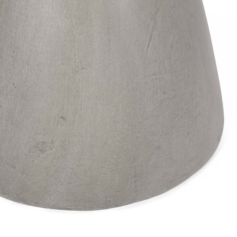 Table d'appoint d'extérieur en béton léger pour patio