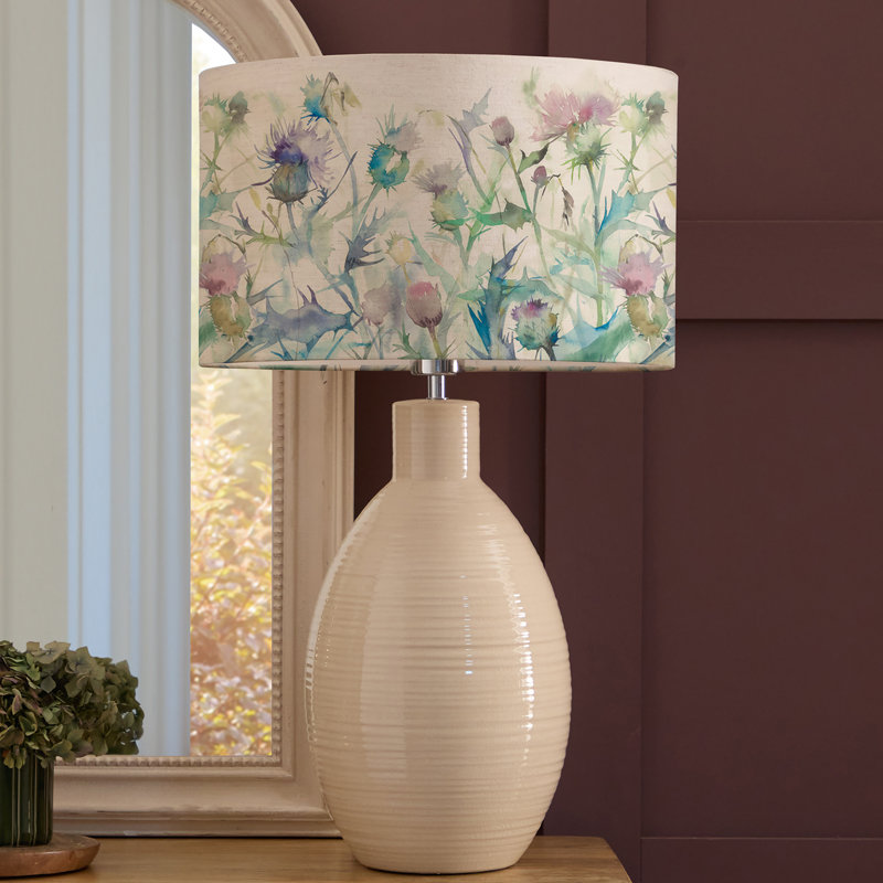 Epona Ceramic Table Lamp, Cream