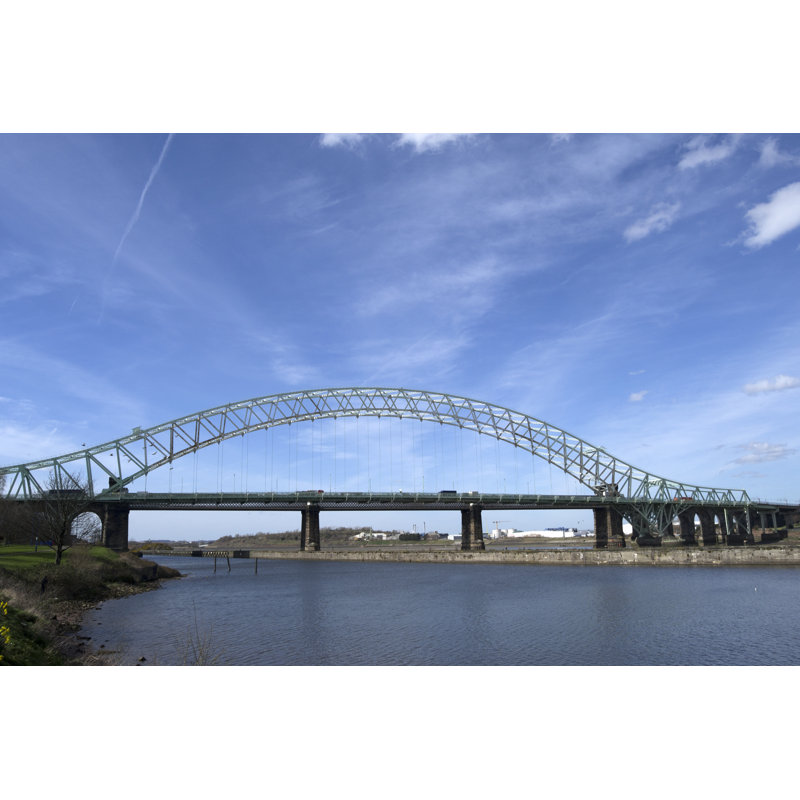 Widnes Runcorn Bridge 1 by Mtaylor925 - Wrapped Canvas Print, 30cm H x 46cm W