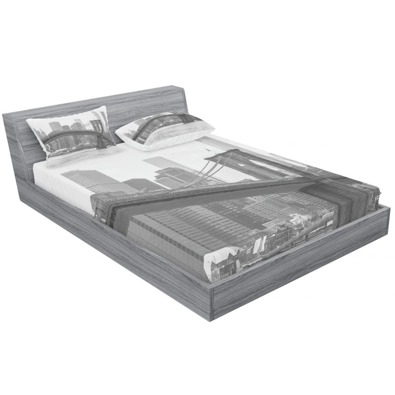 Microfiber Sheet Set, Queen Sheet Set with Fitted Sheet