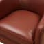 Chaise en cuir moderne sans assemblage, design tendance, poids de 62 lb, assemblage