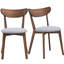 19'' H Linen Upholstered Side Chair