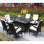 Patio 7-Piece Rectangular Dining Set With 6 Dining Chairs