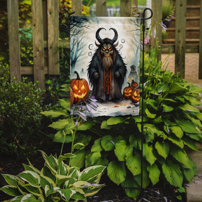 Double Sided 15.5'' H x 11.25'' W Polyester Halloween Garden Flag
